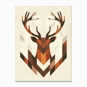 Deer Head 1 Canvas Print