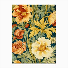 Victorian Flowers Canvas Print