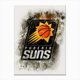 Phoenix Suns Paint Canvas Print