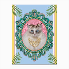 Bougie Pussy Society  Canvas Print
