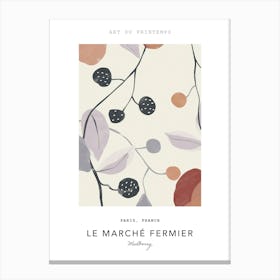 Mulberry Le Marche Fermier Poster 2 Canvas Print