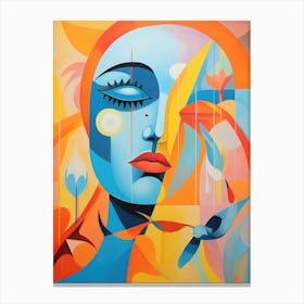 Abstract Woman 3 Canvas Print