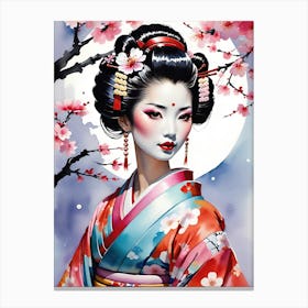 Geisha 187 Canvas Print