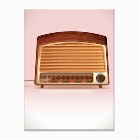 Retro Radio Leinwandbild