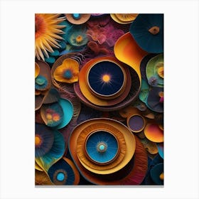 Abstract Painting Print    Canvas Print