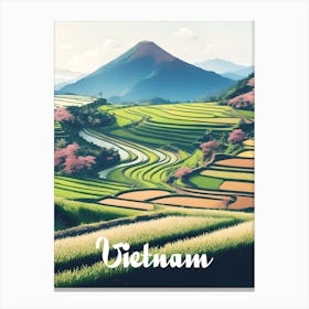 Vietnam Rice Terraces 1 Canvas Print