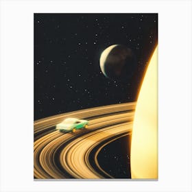 Saturn Highway Canvas Print
