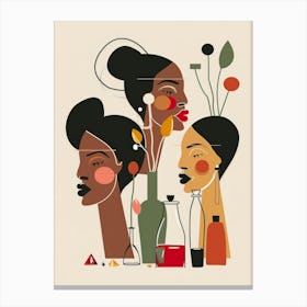 Afro-American Women Canvas Print