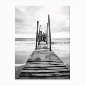 Outer Banks, Black And White Analogue Photograph 3 Canvas Print