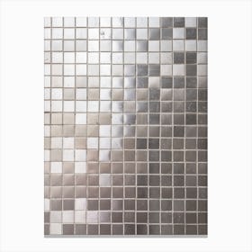 Mosaic Tile Wall Canvas Print