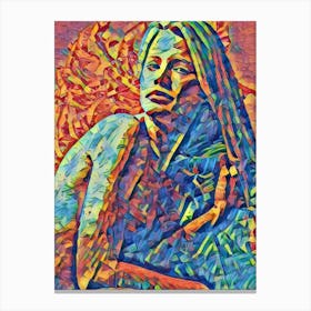 Abstract Painting of Woman Canvas Print