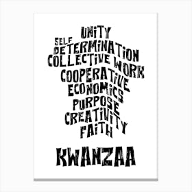 Kwanzaa Quotes 1 Canvas Print