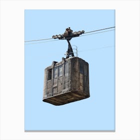 Vehicule Collection Cable Car Rusted Canvas Print