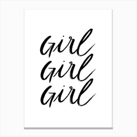 Girl Girl Girl Canvas Print