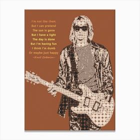 Art Of Cobain Canvas Print