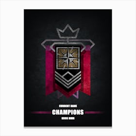 Nomad Rainbow Six 1 Canvas Print