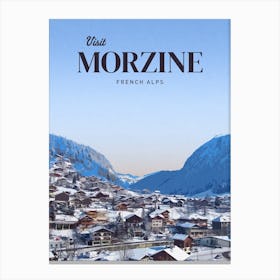 Morzine French Alps Canvas Print
