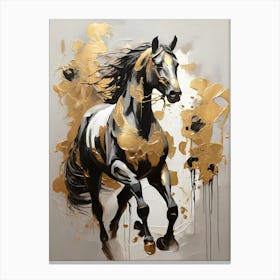 Gold Horse 8 Canvas Print