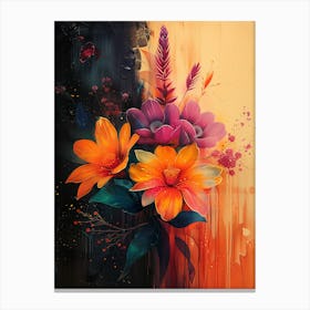 Flowers In A Vase 22 Canvas Print