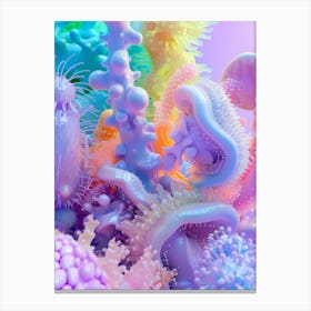 3d Coral Reef Canvas Print