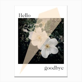 Hello goodbye Canvas Print