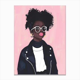 Afro Girl 49 Canvas Print