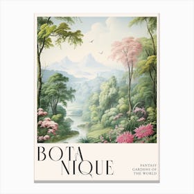 Botanique Fantasy Gardens Of The World 52 Canvas Print