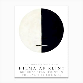 Hilma Af Klint Buddhist Standpoint In The Earthly Life 1 Canvas Print