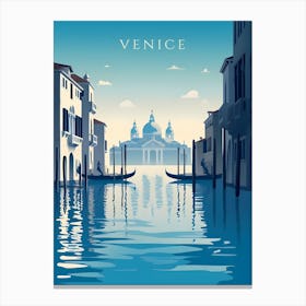 Venice Italy Retro Travel Canvas Print