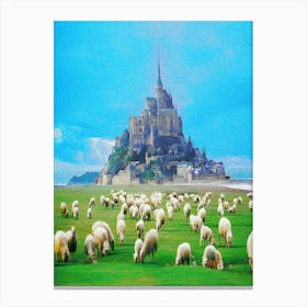 France, Normandy, Mont Saint Michel Canvas Print