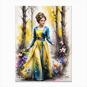 Beauty And The Beast Canvas Print