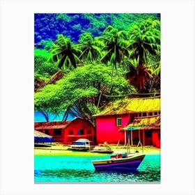 Angra Dos Reis Brazil Pop Art Photography Tropical Destination Canvas Print