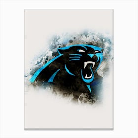 Carolina Panthers Painting Canvas Print