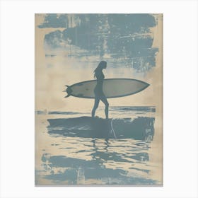 Surfer Girl 1 Canvas Print