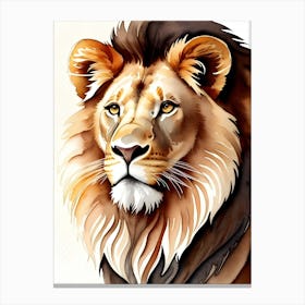 Lion Painting Canvas Print