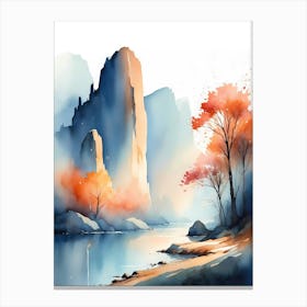 Watercolor Painting 37 Canvas Print