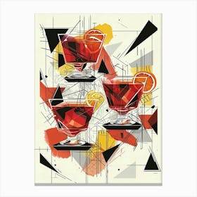 Art Deco Negroni 1 Canvas Print