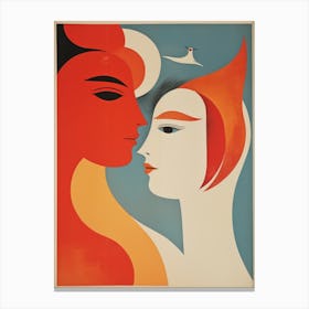 'The Two Faces' Canvas Print