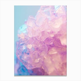 Purple Crystals Canvas Print