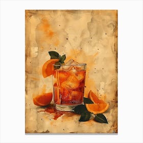 Aperol Spritz Orange 93 Canvas Print