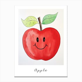 Friendly Kids Apple 2 Poster Canvas Print