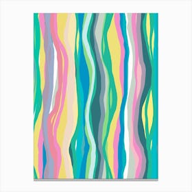 Colorful Agate Slides Canvas Print