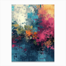 Abstract Painting | Pixel Art Series 8 Canvas Print