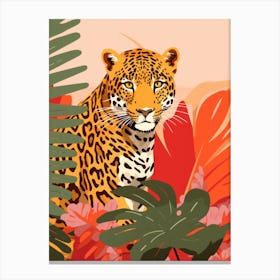 Jaguar In The Jungle 1 Canvas Print