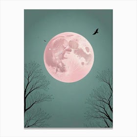 Fly Away Moon Scene (2) Canvas Print