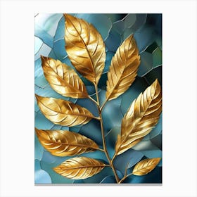 Gold Leaf Canvas Print