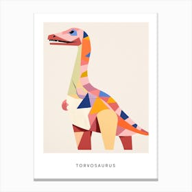 Nursery Dinosaur Art Torvosaurus 1 Poster Canvas Print