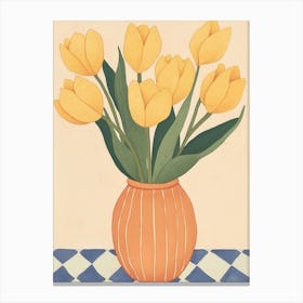 Yellow Tulips Canvas Print