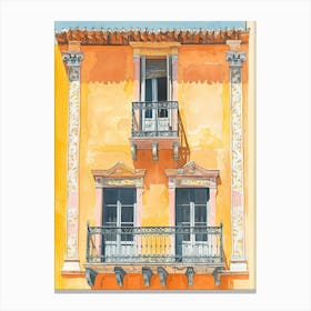 Malaga Europe Travel Architecture 3 Canvas Print