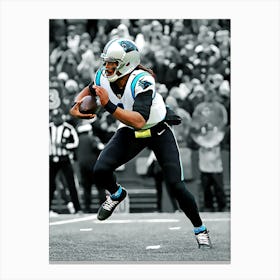 Cam Newton Of The Carolina Panthers Canvas Print